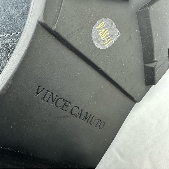 Vince Camuto Kourtly Boots 9.5 Gray Blue Suede Zip Up Bootie 41 Brand New - Picture 8 of 12